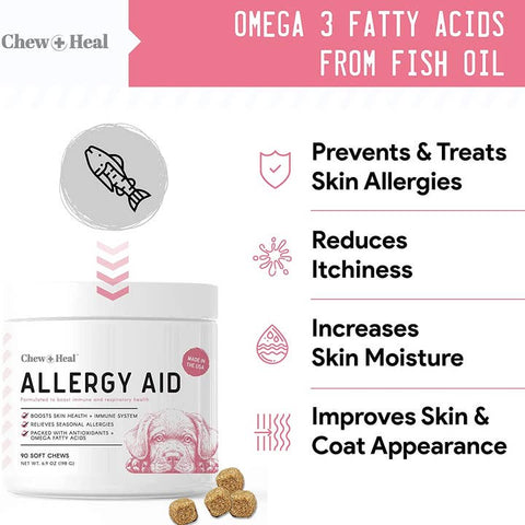 Image of Chew + Heal Allergy Chews with Antioxidants