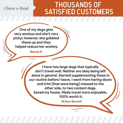 Image of Chew + Heal Calming Anxiety & Stress, Chicken Flavor