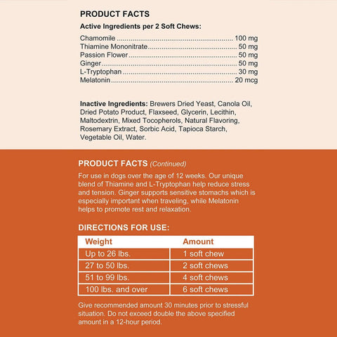 Image of Chew + Heal Calming Anxiety & Stress, Chicken Flavor