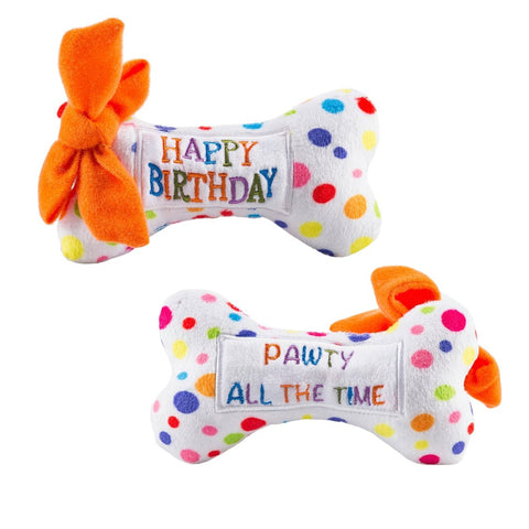 Image of Happy Birthday Pet Squeaker Toy Gift Set
