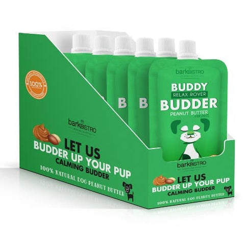 Image of Relax Rover Buddy Budder Calming Peanut Butter Treat -12pk ( 4oz Squeeze Packs)