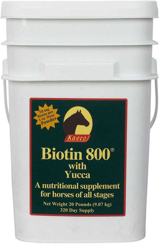 Image of Kaeco Biotin 800 with Yucca Nutritional Hoof Supplement for Horses Powder
