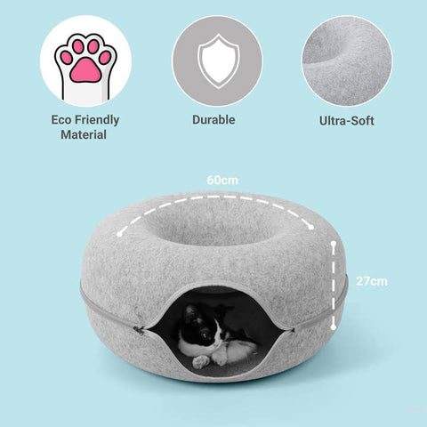 Image of Calming Anti Anxiety Cave Bed For Cats