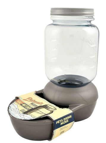Image of Petmate Mason Replendish Waterer- BPA Free Plastic