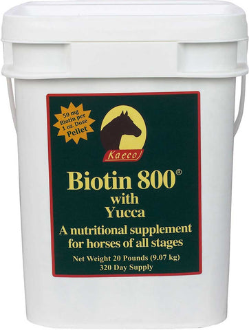 Image of Kaeco Biotin 800 with Yucca Nutritional Hoof Supplement for Horses Pellets