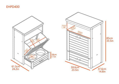 Image of New Age Pet® Brea Pantry Pet Diner