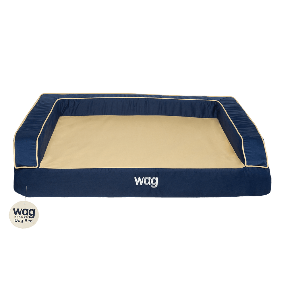 Wag Lifestyle Premium Bolster, Cooling Memory Foam, Orthopedic Foam, And  Charcoal Infused High Density Foam Base Dog Bed