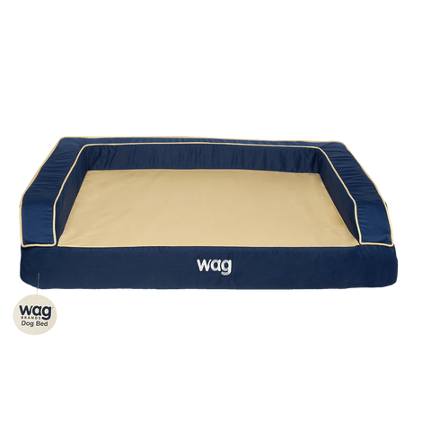 Image of Wag Lifestyle Premium Bolster, Cooling Memory Foam, Orthopedic Foam, And  Charcoal Infused High Density Foam Base Dog Bed
