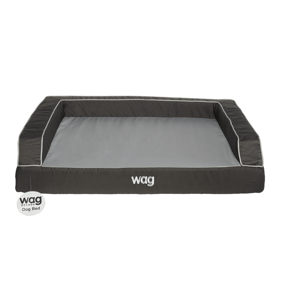 Wag Lifestyle Premium Bolster, Cooling Memory Foam, Orthopedic Foam, And  Charcoal Infused High Density Foam Base Dog Bed