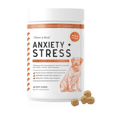 Image of Chew + Heal Calming Anxiety & Stress, Chicken Flavor