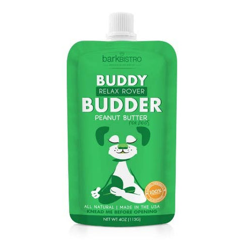 Image of Relax Rover Buddy Budder Calming Peanut Butter Treat -12pk ( 4oz Squeeze Packs)