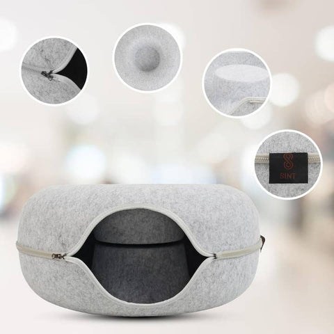 Image of Calming Anti Anxiety Cave Bed For Cats