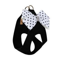 Image of Susan Lanci Designs Polka Dot Nouveau Bow Step in Harness Black