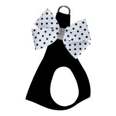 Image of Susan Lanci Designs Polka Dot Nouveau Bow Step in Harness Black
