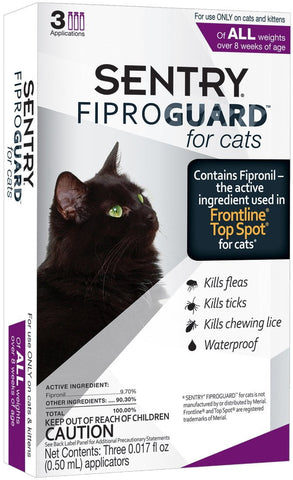 Image of SENTRY FiproGuard for Cats