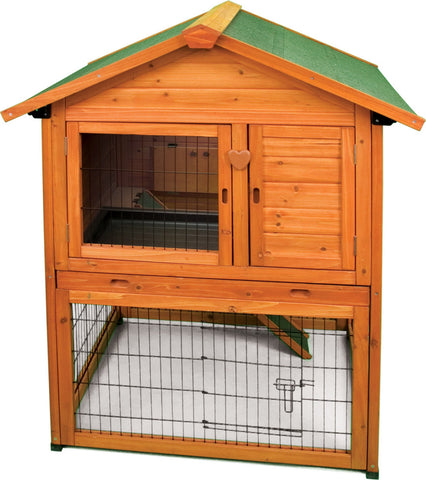 Image of Ware Pet Products Premium Plus Bunny Barn Rabbit Hutch