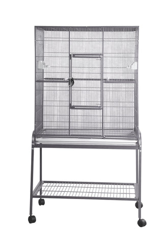 Image of 32"x21"x63" Flight Cage & Stand