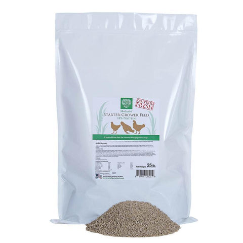 Image of Small Pet Select Medicated Starter-Grower Chicken Feed