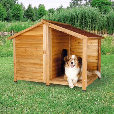 Image of Trixie Pet Natura Lodge Dog House Brown