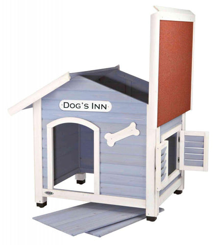 Image of Trixie Pet Natura Dog's Inn Dog House Blue M-L