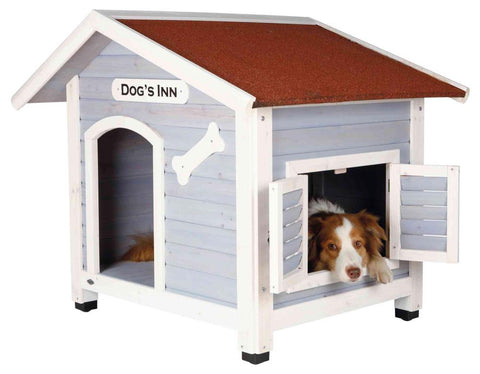 Image of Trixie Pet Natura Dog's Inn Dog House Blue M-L