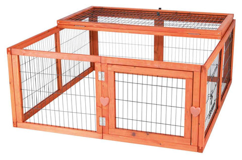 Image of Trixie Pet Natura Rabbit Outdoor Run with Covered Top- M