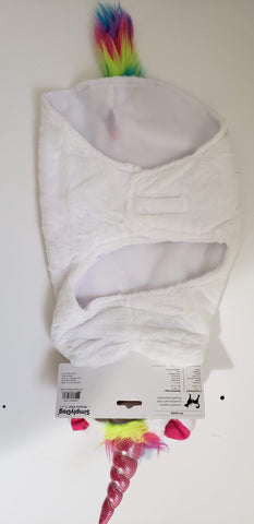 Image of SimplyDog Rainbow Glitter Unicorn Hoody Pet Costume