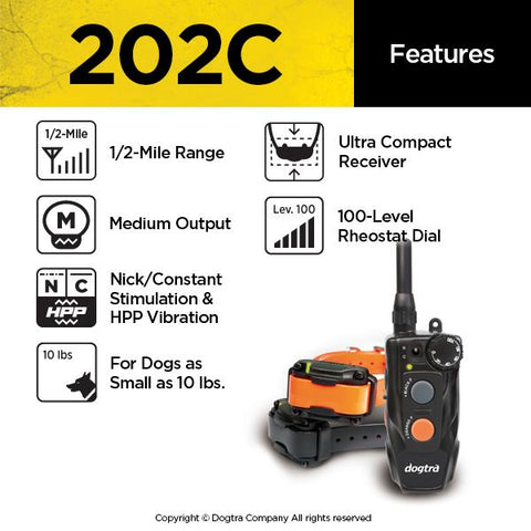 Image of Dogtra 202C Two Dog Remote Dog Training Collar