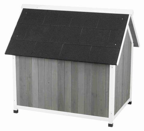 Image of Trixie Pet Natura Barn Style Dog House Gray