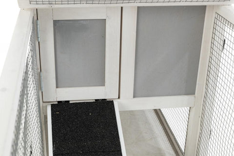 Image of Trixie Natura Insulated Rabbit Hutch Peaked Roof and Run XS
