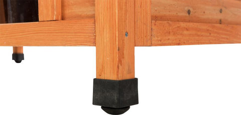 Image of Trixie Pet Natura Insulated Flat Roof Club Dog House Brown L