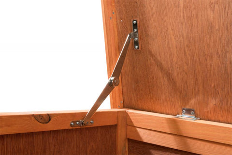 Image of Trixie Pet Natura Insulated Flat Roof Club Dog House Brown L