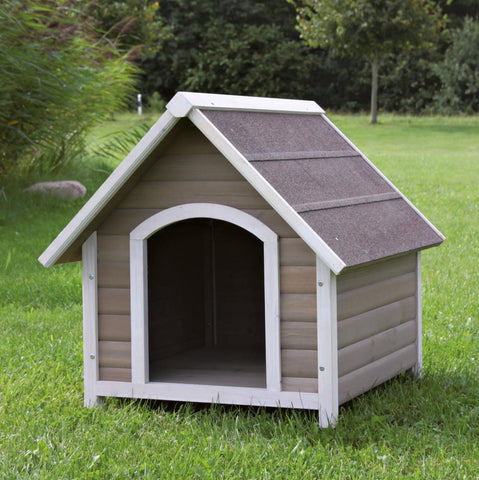 Image of Trixie Pet Natura Cottage Dog House Tan/White