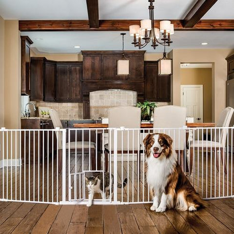 Image of Carlson Pet Products 2-IN-1 Super Wide Pet Pen and Gate, 28" H