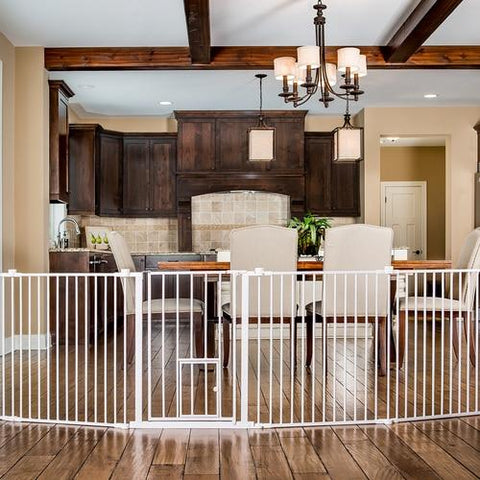 Image of Carlson Pet Products 2-IN-1 Super Wide Pet Pen and Gate, 28" H