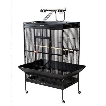 Image of Prevue Pet Select Wrought Iron Play Top Parrot Cage
