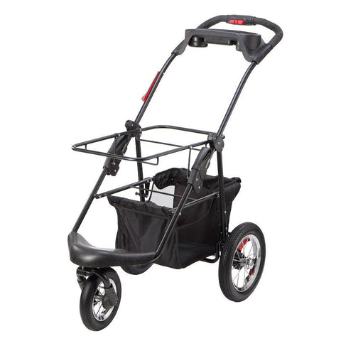 Image of Petique 5-in-1 Pet Stroller FRAME ONLY (Stainless Steel Tires)