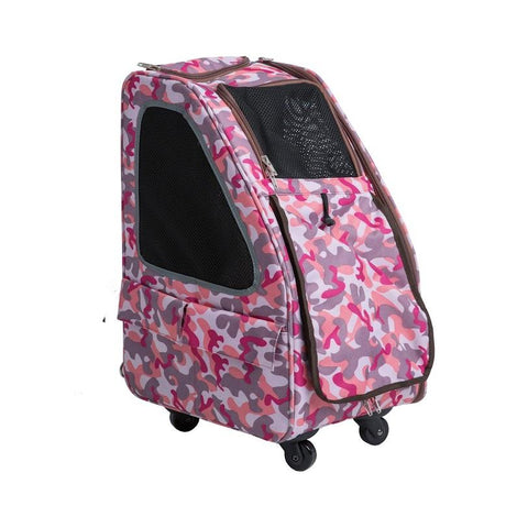Image of Petique 5-in-1 Pet Stroller (Complete Set with Pet Carrier and Stroller Frame)