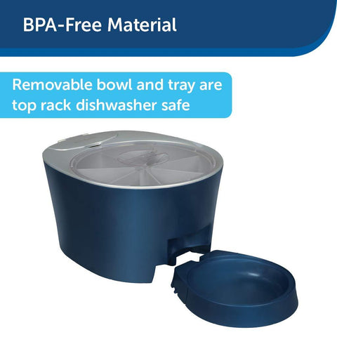 Image of PetSafe Automatic 6 Meal Pet Feeder Cat and Dog Food Dispenser Great for Cats and Small Dogs