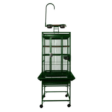 Image of 18 X 18 X 54 PLAYTOP BIRD CAGE 5/8" BAR SPACING