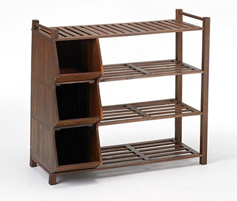 Image of Merry Pet 4-Tier Outdoor Shoe Rack Cubby