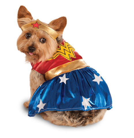Image of Rubie's Costume Company DC Comics Officially Licensed Wonder Woman Dog & Cat Costume