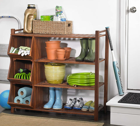 Image of Merry Pet 4-Tier Outdoor Shoe Rack Cubby