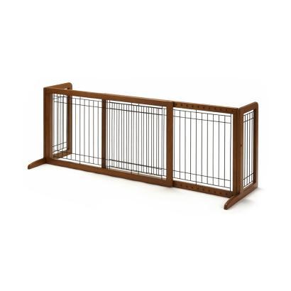 Image of Richell Freestanding Pet Gate For Large Dogs 39.8" to 71.3" Wide