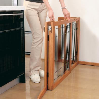 Image of Richell Freestanding Pet Gate HL For Medium Dogs 39.4" to 70.9" Wide