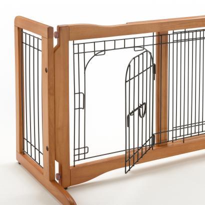 Image of Richell Pet Sitter Freestanding Gate Plus For Dogs Up to 17 lbs