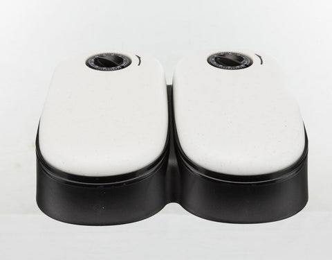 Image of Trixie Pet TX2 Automatic Food Dispenser, Dual Compartments, Dual Timer, Gray/Black