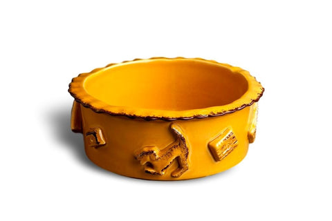 Image of Carmel Ceramica Dog Food/Water Bowl