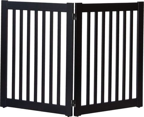 Image of 32 inch Highlander Series Solid Wood Pet Gate- Amish Handcrafted Wood