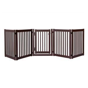 Image of 32 inch Highlander Series Solid Wood Pet Gate- Amish Handcrafted Wood